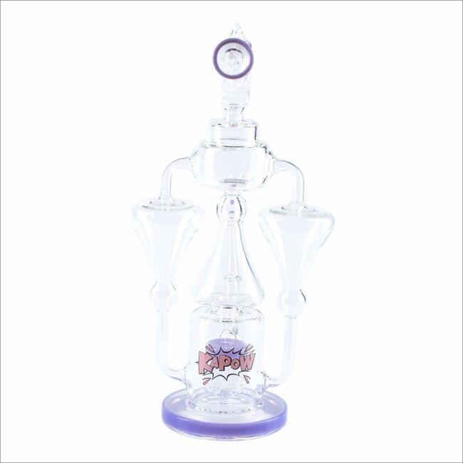 KAPOW 16'' ALIEN 5-ARM TREE PERC WATER PIPE C1612