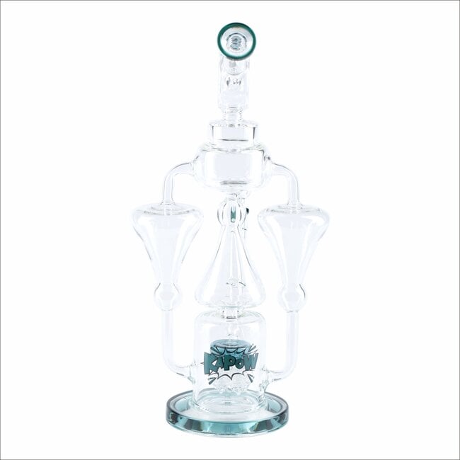 KAPOW 16'' ALIEN 5-ARM TREE PERC WATER PIPE C1612
