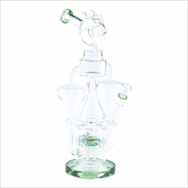 KAPOW 16'' ALIEN 5-ARM TREE PERC WATER PIPE C1612