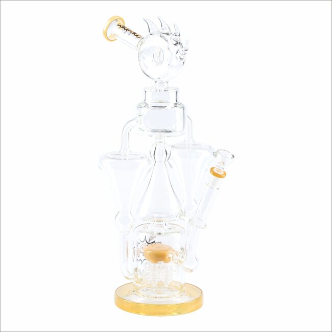 KAPOW 16'' ALIEN 5-ARM TREE PERC WATER PIPE C1612