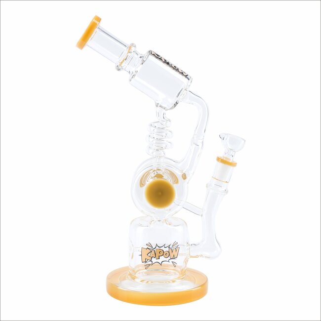 KAPOW 12'' INLINE PERC RECYCLER BONG C1615