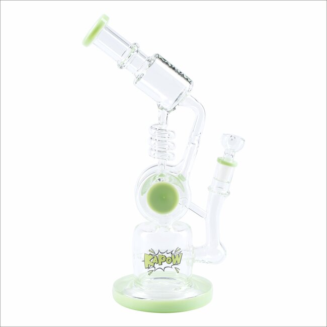 KAPOW 12'' INLINE PERC RECYCLER BONG C1615