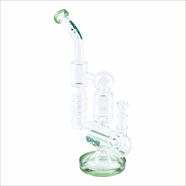 KAPOW 13'' INLINE HONEYCOMB SPIRAL BONG  C1619