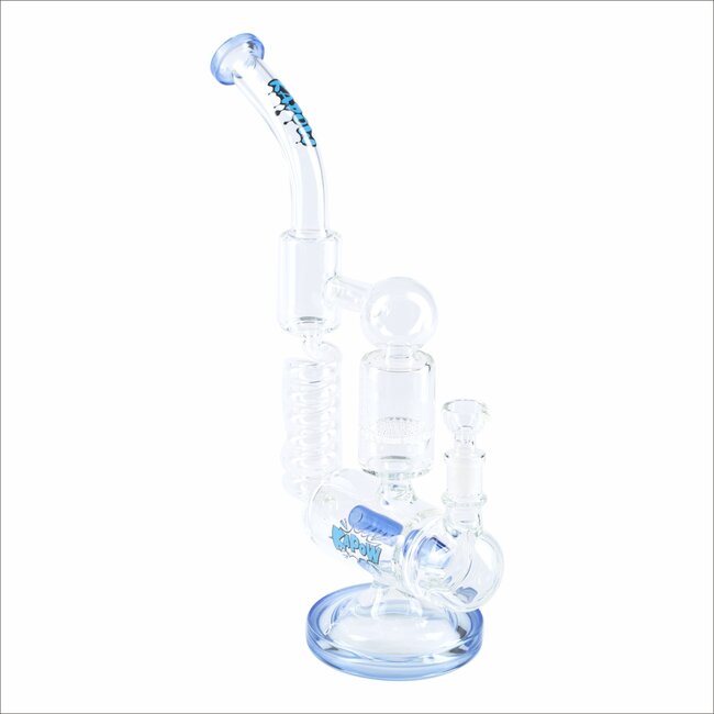 KAPOW 13'' INLINE HONEYCOMB SPIRAL BONG  C1619