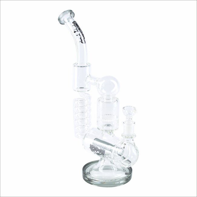 KAPOW 13'' INLINE HONEYCOMB SPIRAL BONG  C1619