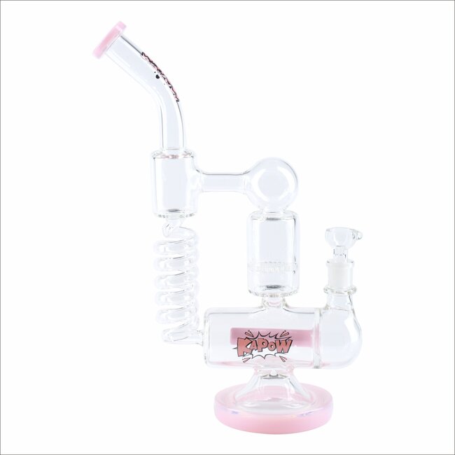 KAPOW 13'' INLINE HONEYCOMB SPIRAL BONG  C1619