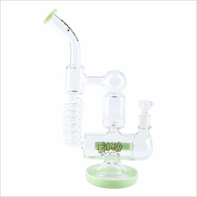 KAPOW 13'' INLINE HONEYCOMB SPIRAL BONG  C1619
