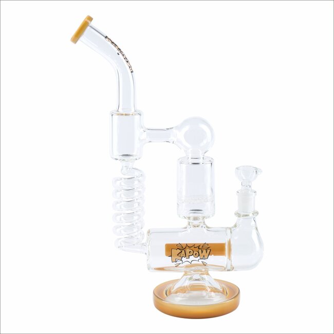 KAPOW 13'' INLINE HONEYCOMB SPIRAL BONG  C1619