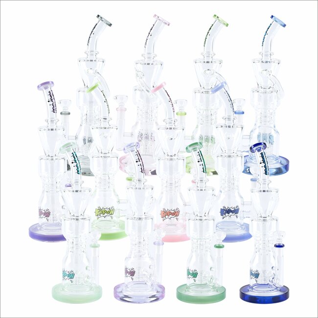 KAPOW 13'' RECYCLER BONG  C1043