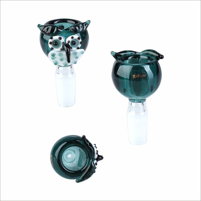 KAPOW 14MM  CUTE OWE SHAPE GLASS BOWL