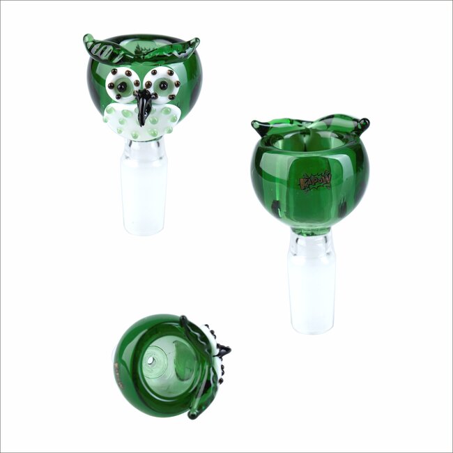 KAPOW 14MM  CUTE OWE SHAPE GLASS BOWL