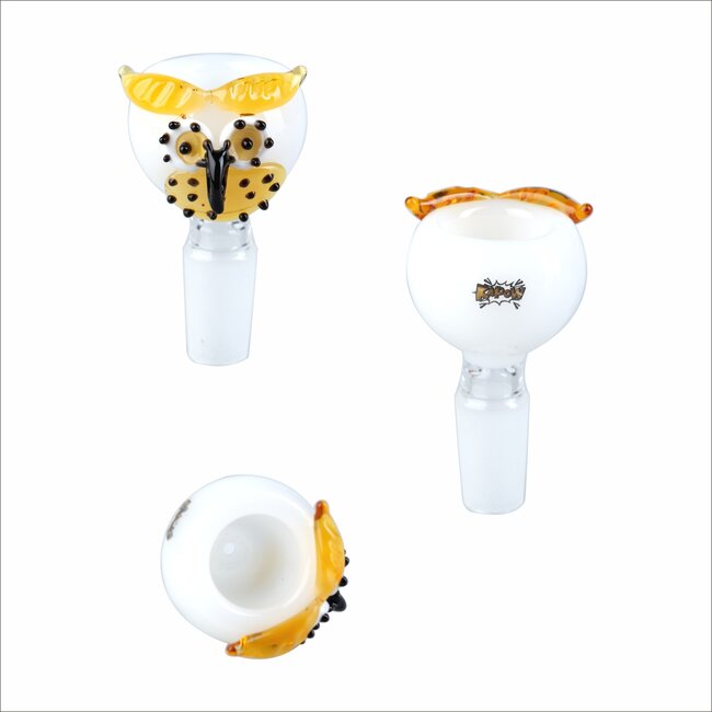 KAPOW 14MM  CUTE OWE SHAPE GLASS BOWL