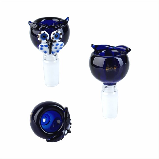 KAPOW 14MM  CUTE OWE SHAPE GLASS BOWL