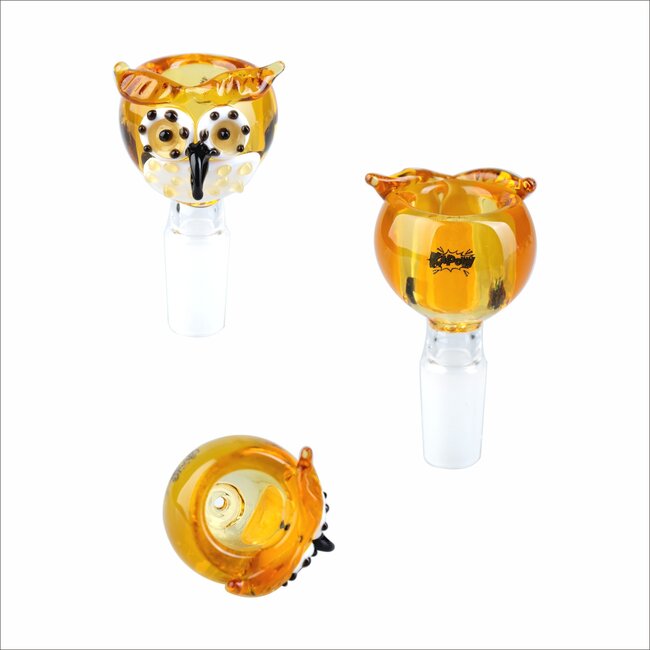 KAPOW 14MM  CUTE OWE SHAPE GLASS BOWL