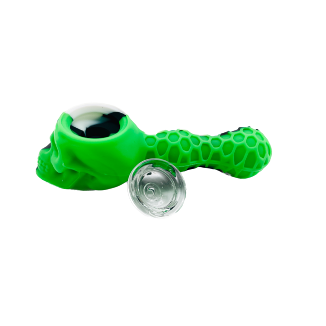 KAPOW KAPOW SKULL SILICONE PIPE-S80