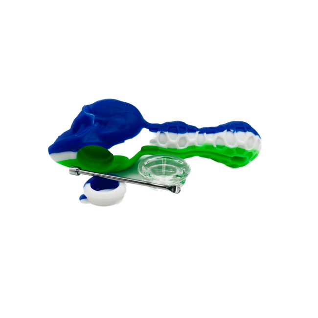 KAPOW KAPOW SKULL SILICONE PIPE-S80