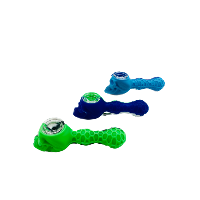 KAPOW KAPOW SKULL SILICONE PIPE-S80