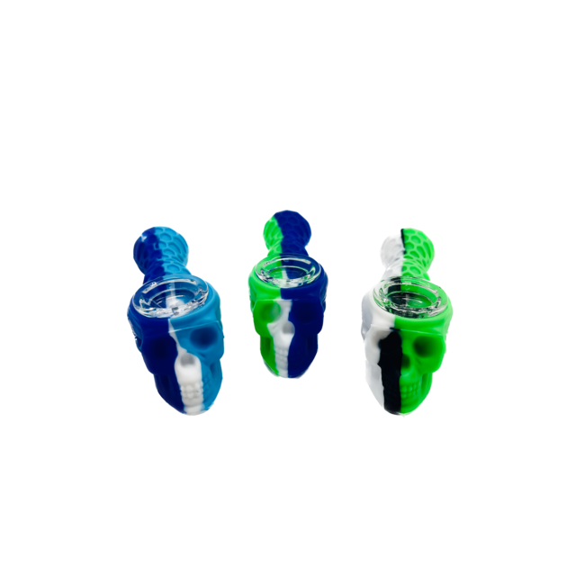 KAPOW KAPOW SKULL SILICONE PIPE-S80
