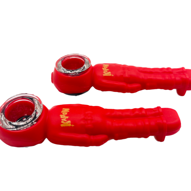 KAPOW KAPOW RED SILICONE PIPE-S562