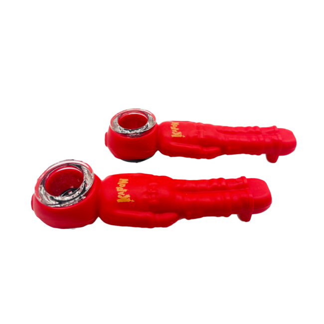 KAPOW KAPOW RED SILICONE PIPE-S562