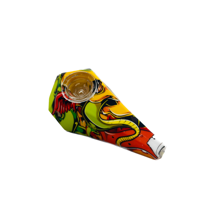 KAPOW KAPOW DIAMOND SILICONE PIPE-S54-1