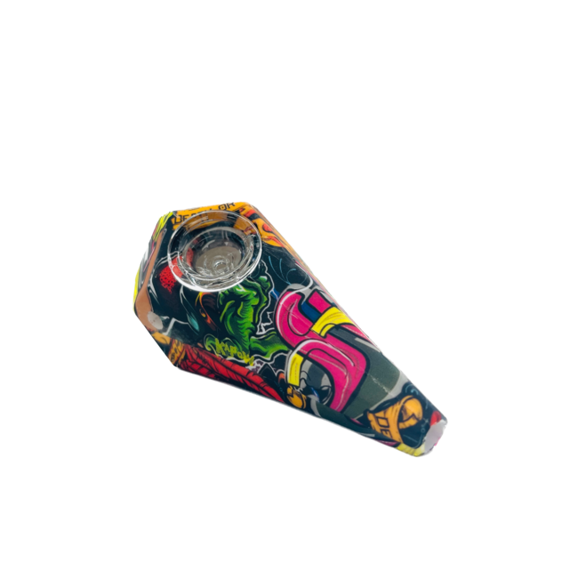 KAPOW KAPOW DIAMOND SILICONE PIPE-S54-1