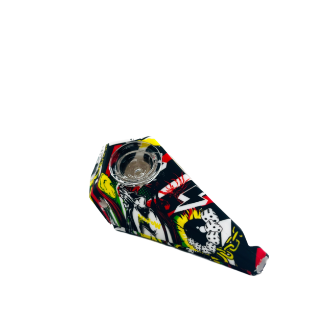 KAPOW KAPOW DIAMOND SILICONE PIPE-S54-1