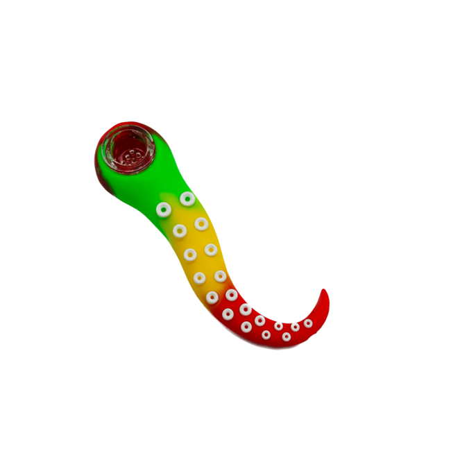 KAPOW KAPOW SQUID WHISKER SILICONE PIPE-S549