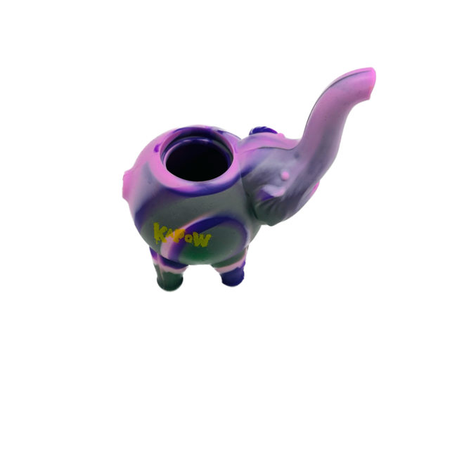 KAPOW KAPOW ELEPHANT SILICONE PIPE-S55