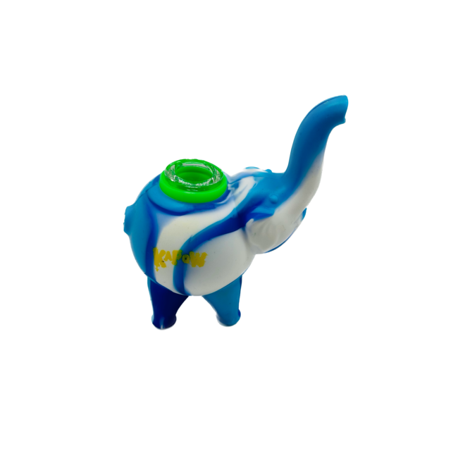 KAPOW KAPOW ELEPHANT SILICONE PIPE-S55