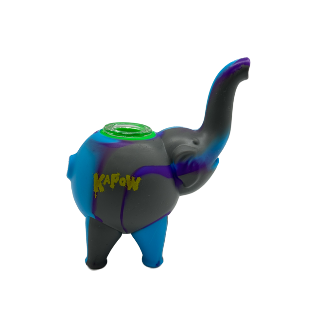 KAPOW KAPOW ELEPHANT SILICONE PIPE-S55