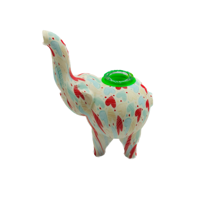 KAPOW KAPOW ELEPHANT SILICONE PIPE-S55-1