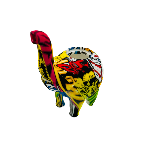 KAPOW KAPOW ELEPHANT SILICONE PIPE-S55-1