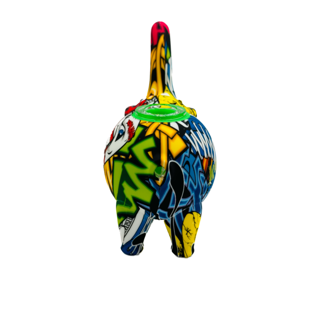 KAPOW KAPOW ELEPHANT SILICONE PIPE-S55-1