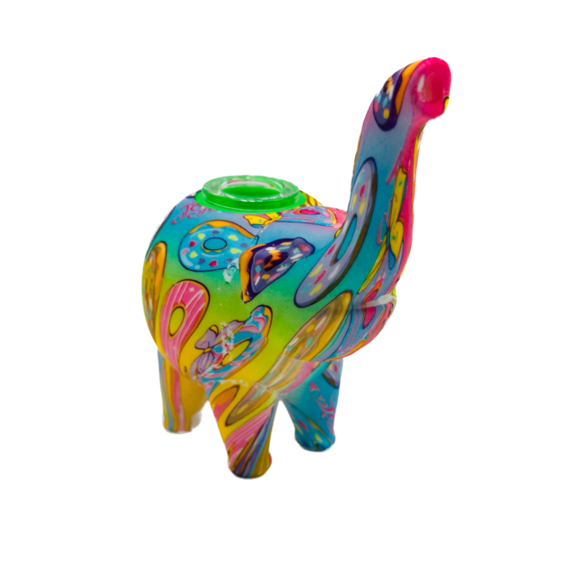 KAPOW KAPOW ELEPHANT SILICONE PIPE-S55-1