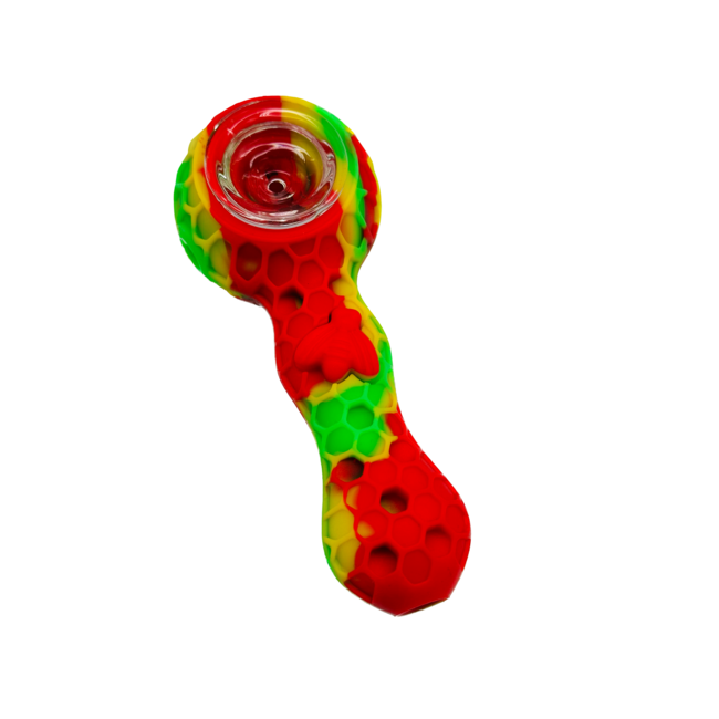 KAPOW KAPOW HONE-COMB BEE SILICONE PIPE-S29-1
