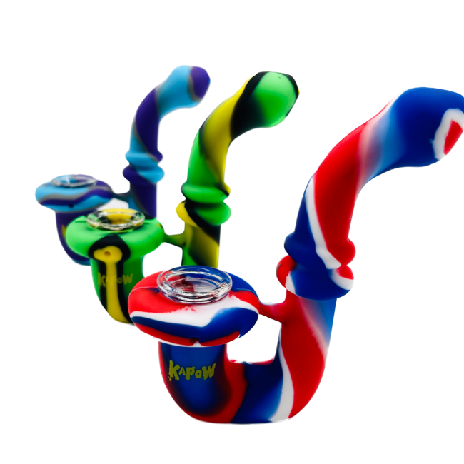 KAPOW KAPOW L SHAPE SILICONE PIPE-S32