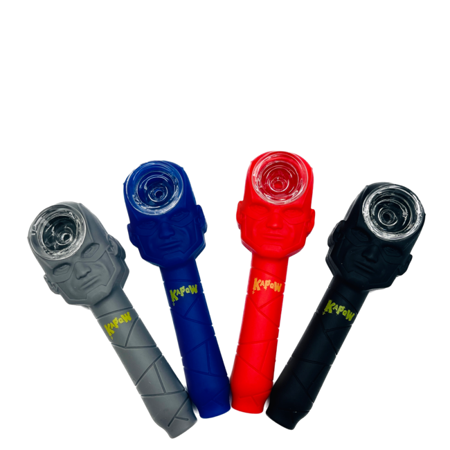 KAPOW KAPOW IRON MAN  SILICONE PIPE-S81