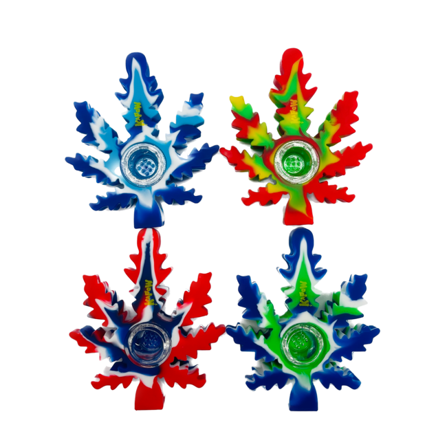KAPOW KAPOW WEED LEAF SILICONE PIPE-S525