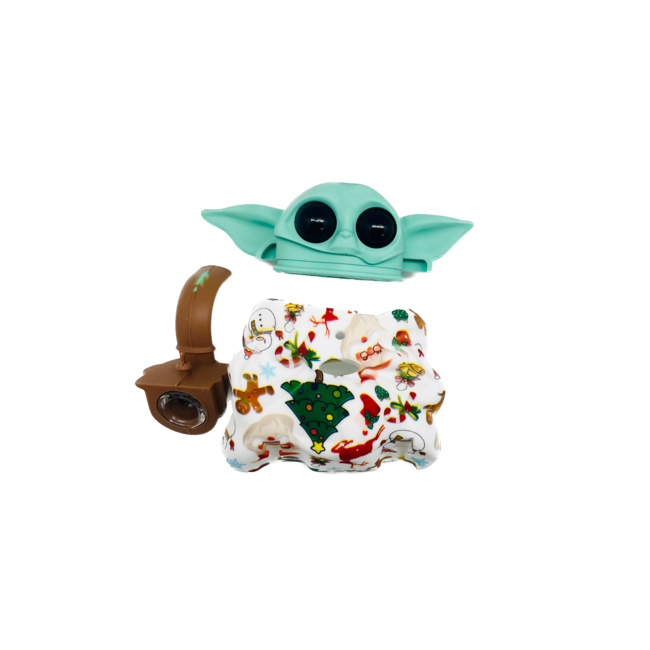 KAPOW KAPOW FAT YODA SILICONE PIPE -S442-1