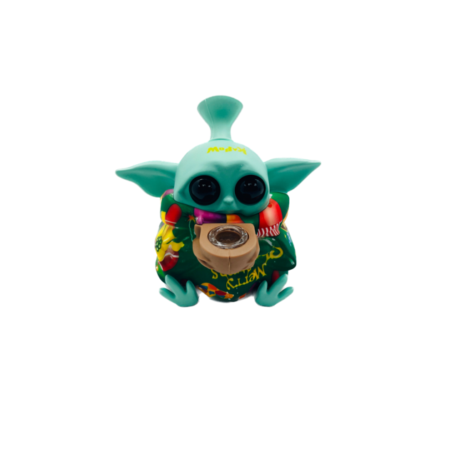 KAPOW KAPOW FAT YODA SILICONE PIPE -S442-1