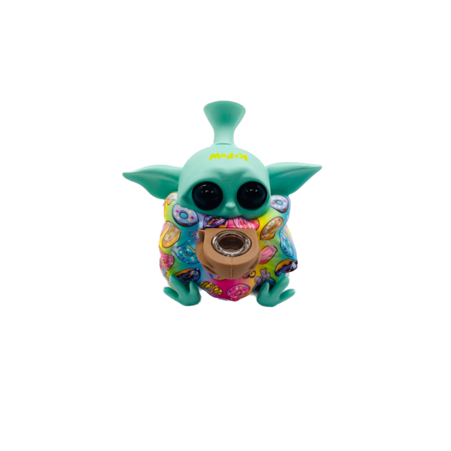 KAPOW KAPOW FAT YODA SILICONE PIPE -S442-1