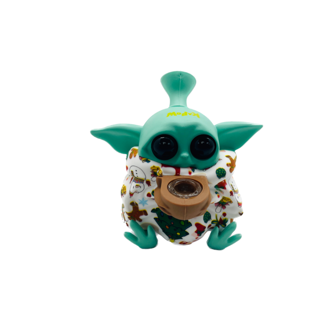 KAPOW KAPOW FAT YODA SILICONE PIPE -S442-1