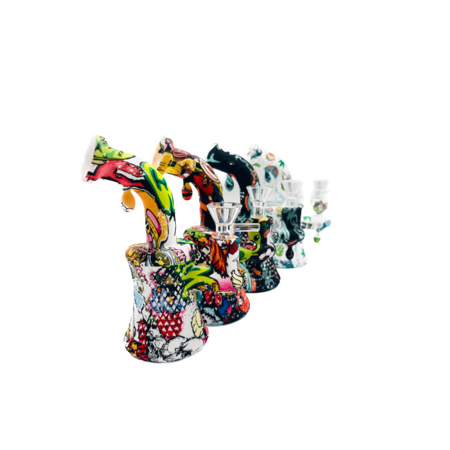 KAPOW KAPOW HONEYBEE SILICONE BONG-S409-1