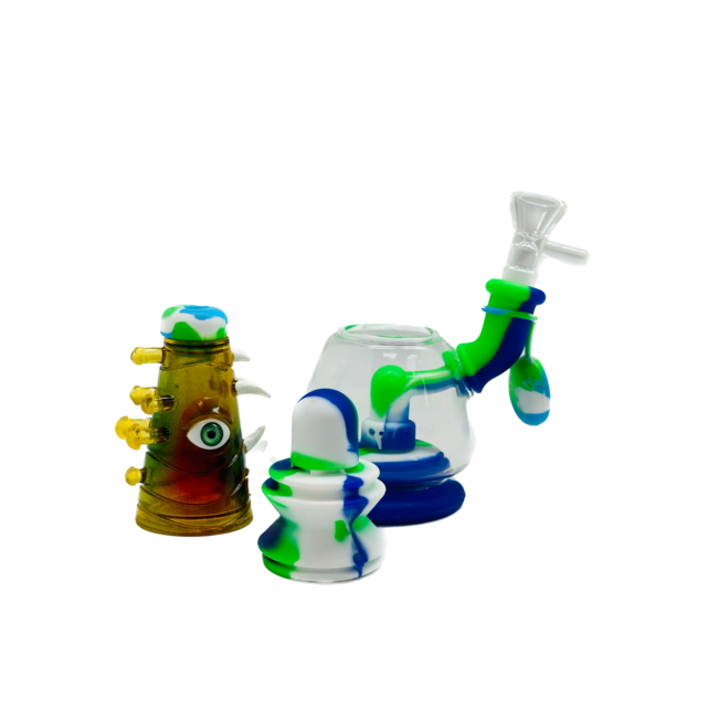 KAPOW KAPOW EYE OF THE DEMON-S461 SILICONE BONG
