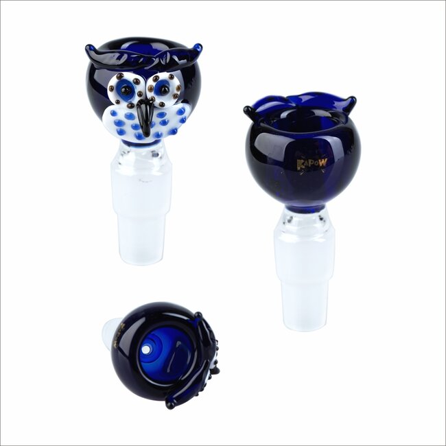 KAPOW 14/18MM CUTE OWE SHAPE GLASS BOWL