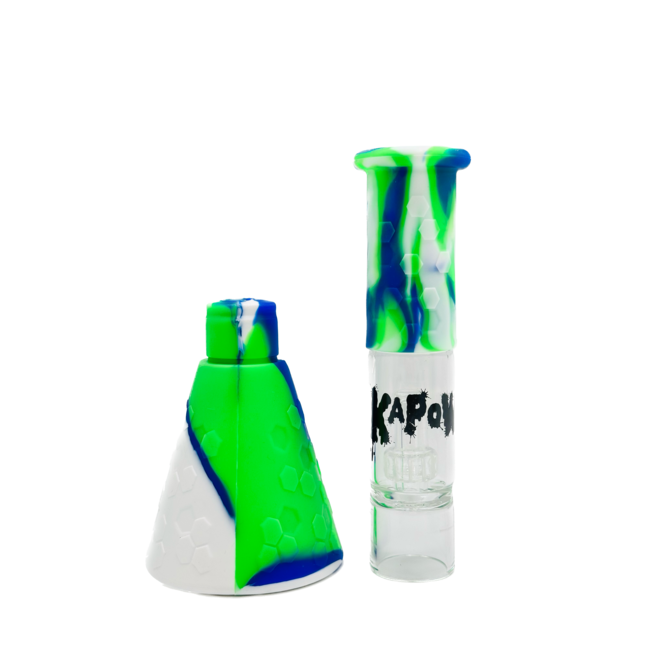 KAPOW KAPOW SILICONE HONEYCOMB BONG-S404