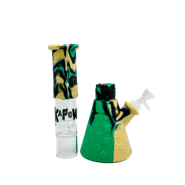 KAPOW KAPOW SILICONE HONEYCOMB BONG-S404