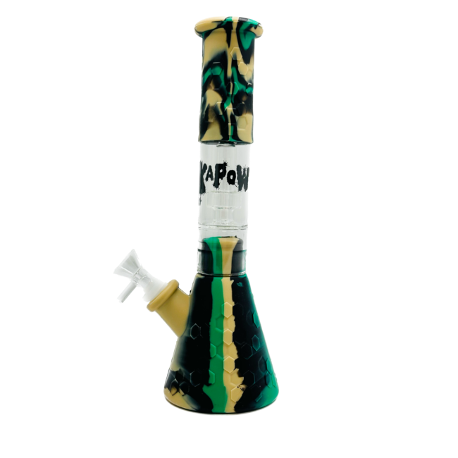 KAPOW KAPOW SILICONE HONEYCOMB BONG-S404