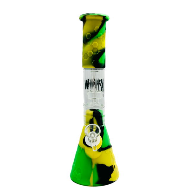 KAPOW KAPOW SILICONE HONEYCOMB BONG-S404